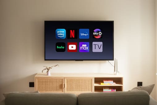 télévision plasma avec applications streaming